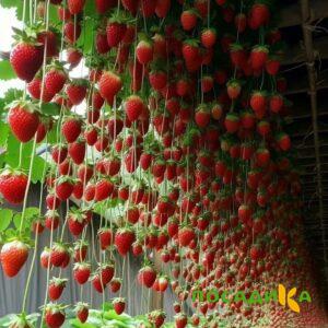 Клубника ампельная Анастасия купить по цене от 370р. в интернет-магазине «Посадика» с доставкой почтой в в Кяхтае и по всей России – [изображение №1].